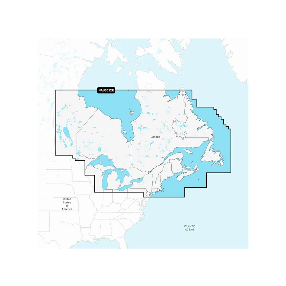 Navionics+ Regular Canada, East & Great Lakes - Lakes, Rivers and Coastal Marine Chart NAUS012R