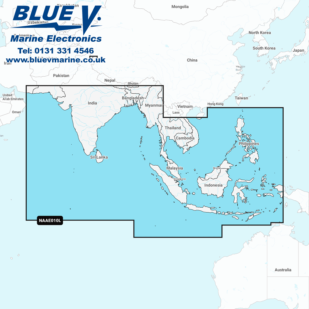 Navionics Platinum+ Large Indian Ocean & South China Sea Chart NPAE010L