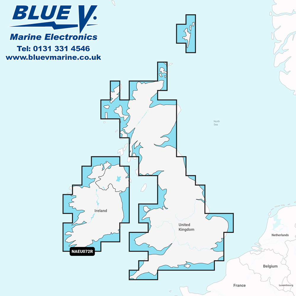 Navionics Platinum+ Regular UK & Ireland Lakes & Rivers, Inland Chart NPEU072R