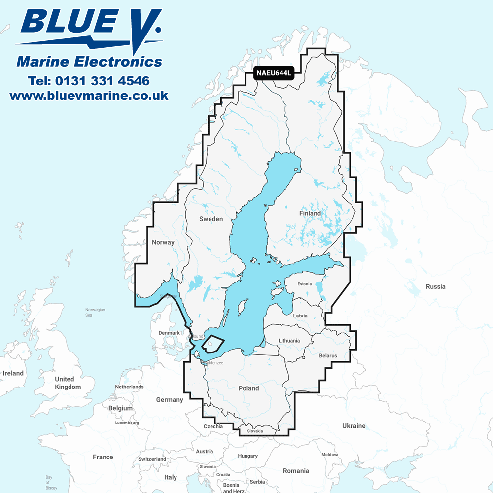 Navionics Platinum+ Large Baltic Sea Chart NPEU644L