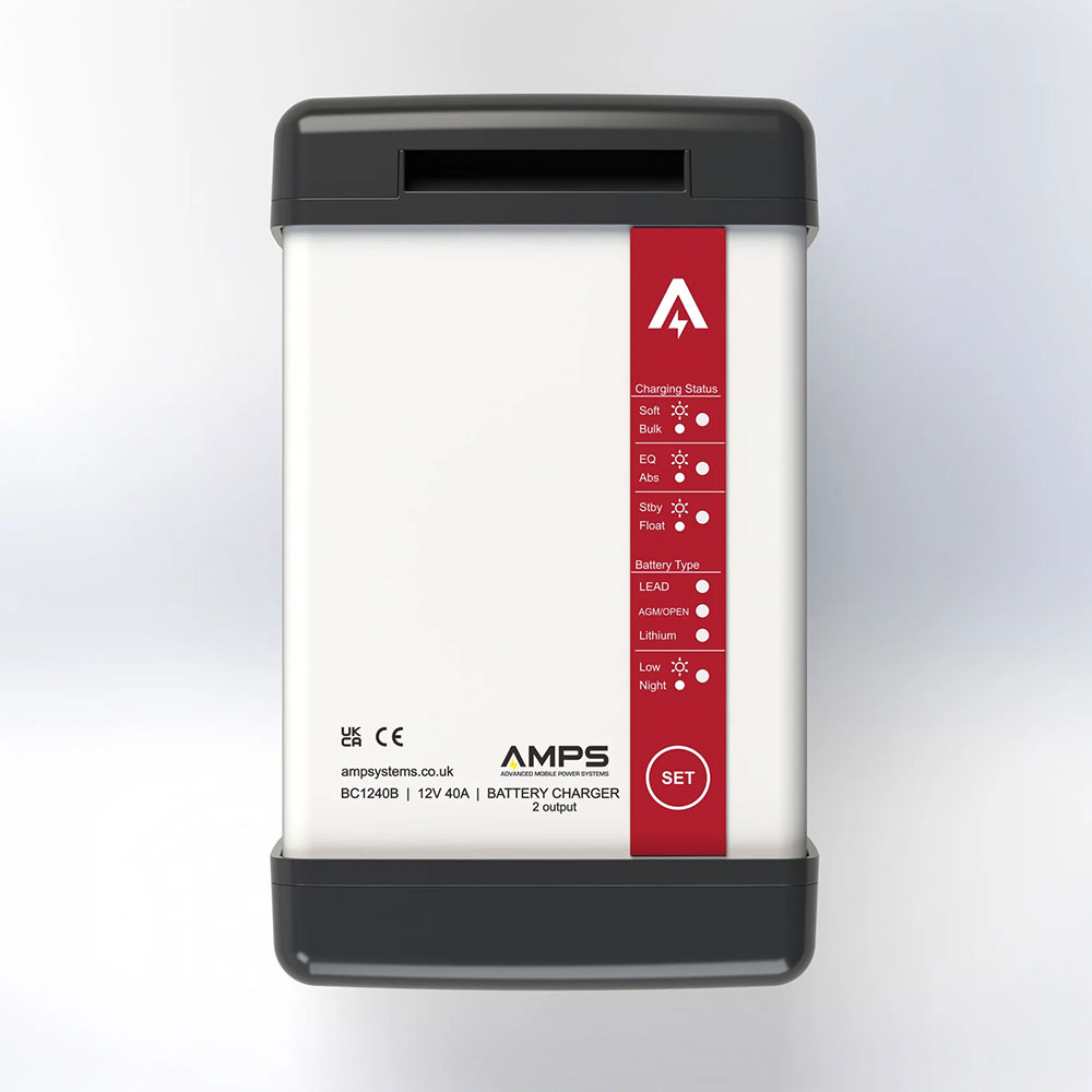 AMPS Battery Charger 24V 40A 2 Output BlueTooth BC2440B