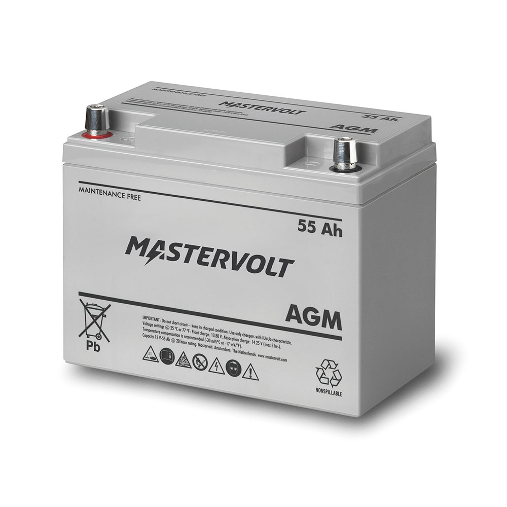 Mastervolt AGM Battery 12v 55Ah 62000550