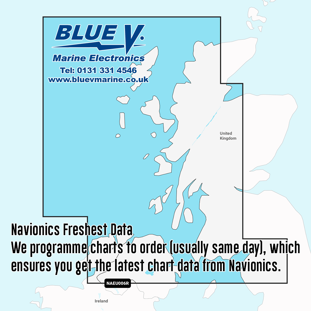 Navionics+ Regular Scotland, West Coast Chart NAEU006R