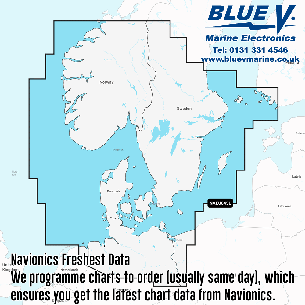 Navionics+ Large Scandinavia, South & Germany, North NAEU645L