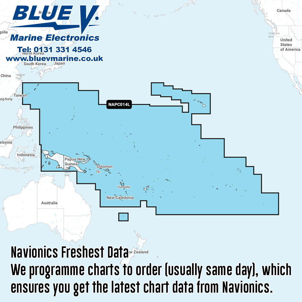 Navionics+ Large Pacific Islands Chart NAPC0142L