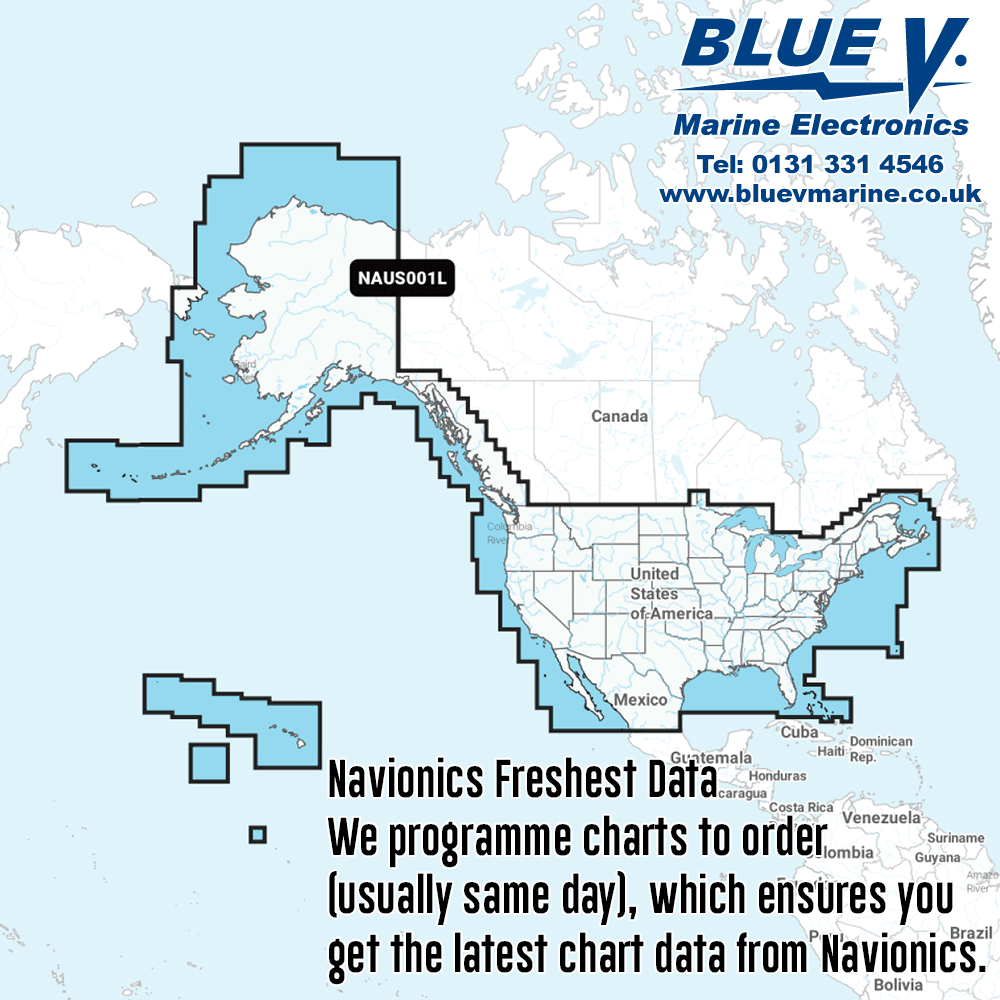 Navionics+ Large USA & Coastal Canada Chart NAUS001L