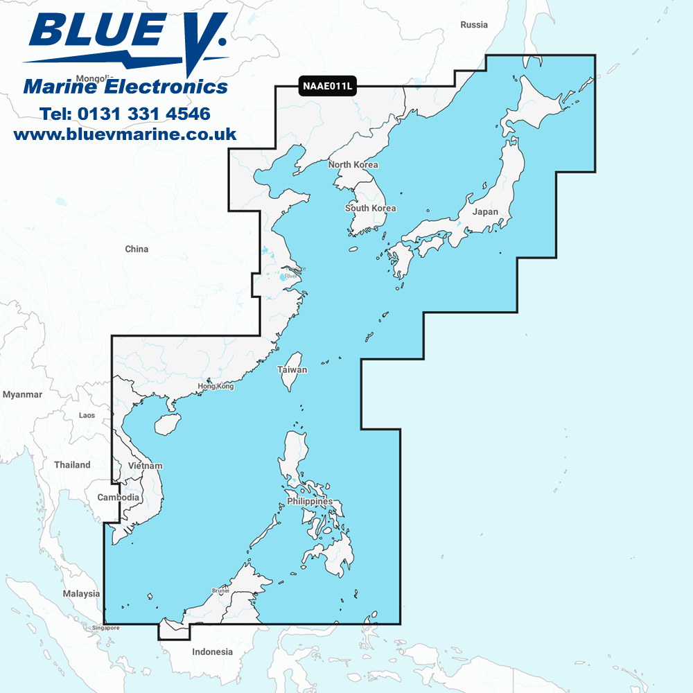 Navionics Platinum+ Large China Sea & Japan Chart NPAE011L