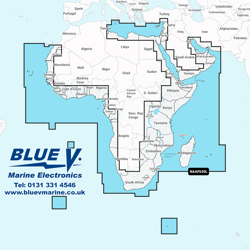 Navionics Platinum+ Large Africa & Middle East Chart NPAF630L