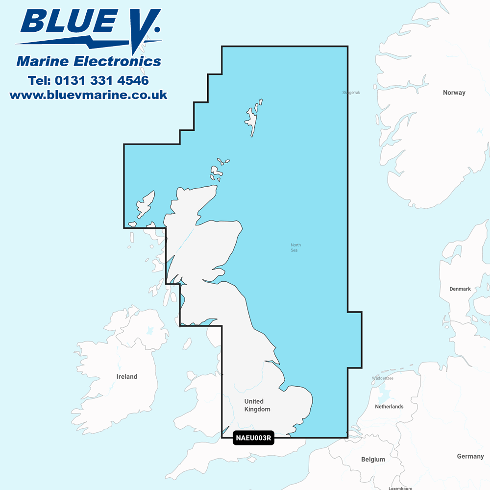 Navionics Platinum+ Regular Great Britain, Northeast Coast Chart NPEU003R