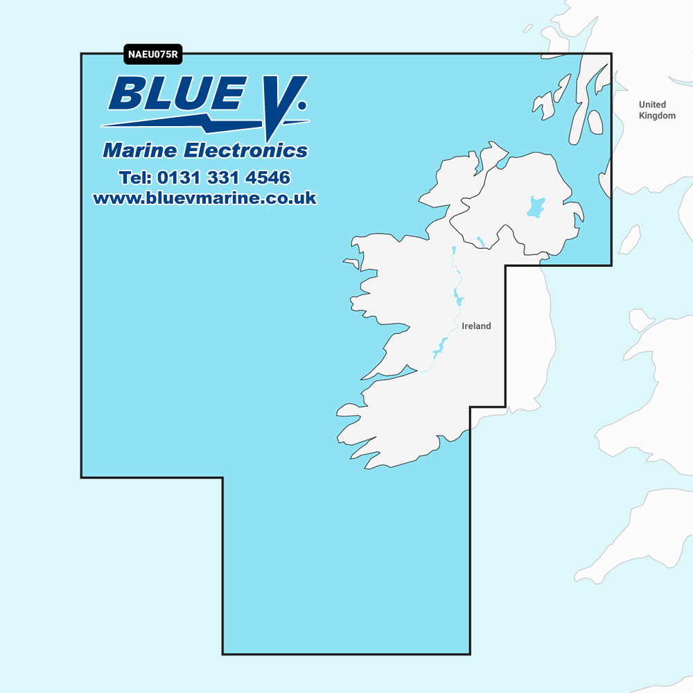 Navionics Platinum+ Regular Ireland, West Coast Chart NPEU075R